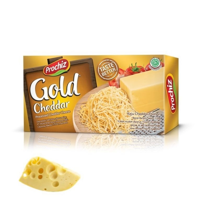 

Keju Prochiz Gold Cheddar 170gr