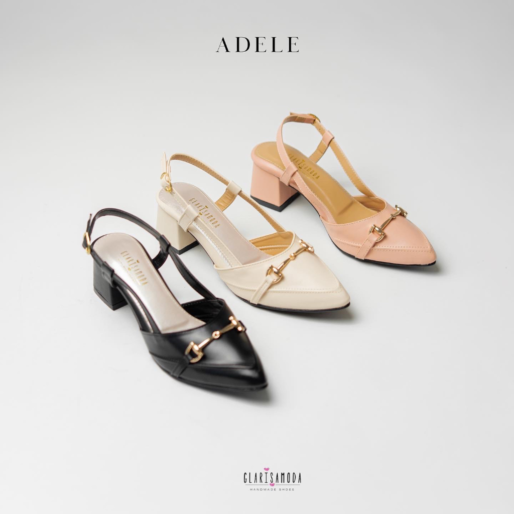 GLARISAMODA Adele heels 5cm / heels wanita / heels pesta / heels nyaman empuk / sepatu kerja sepatu wanita