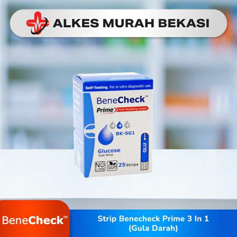 BeneCheck PRIME Test Strip Glucose 25pcs