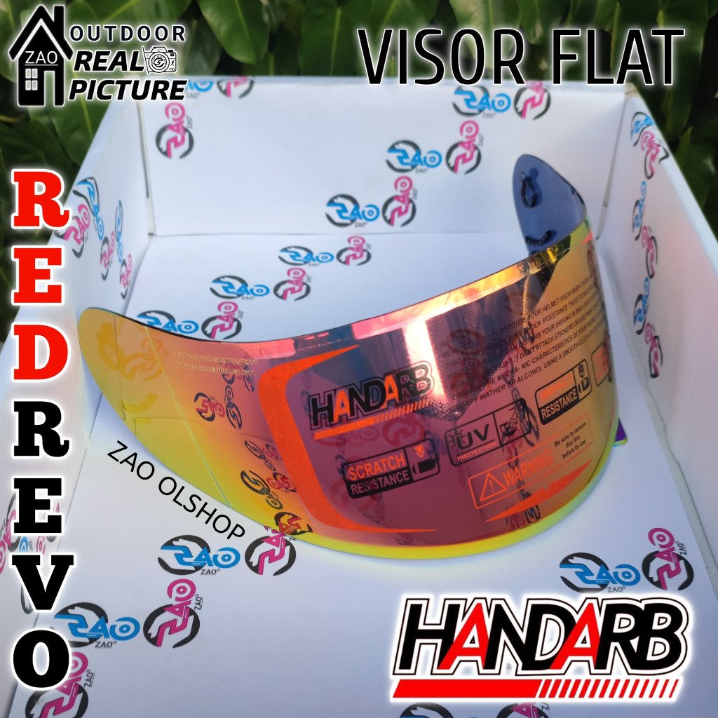 Kaca Helm Flat visor KYT V2R HANDARB terbaru