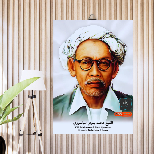 KH. Muhammad Bisri Syansuri Foto Habib-Ulama/Hiasan Dinding Rumah/Wall Decor/Dekorasi Kamar