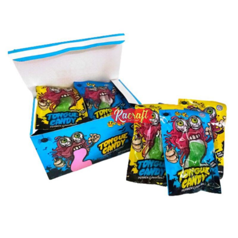 

Permen lidah tongue lollipop rasa buah