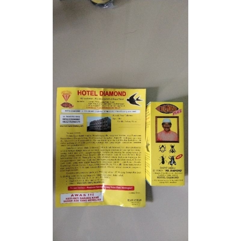 obat hama gedung walet walet Diamond pluus