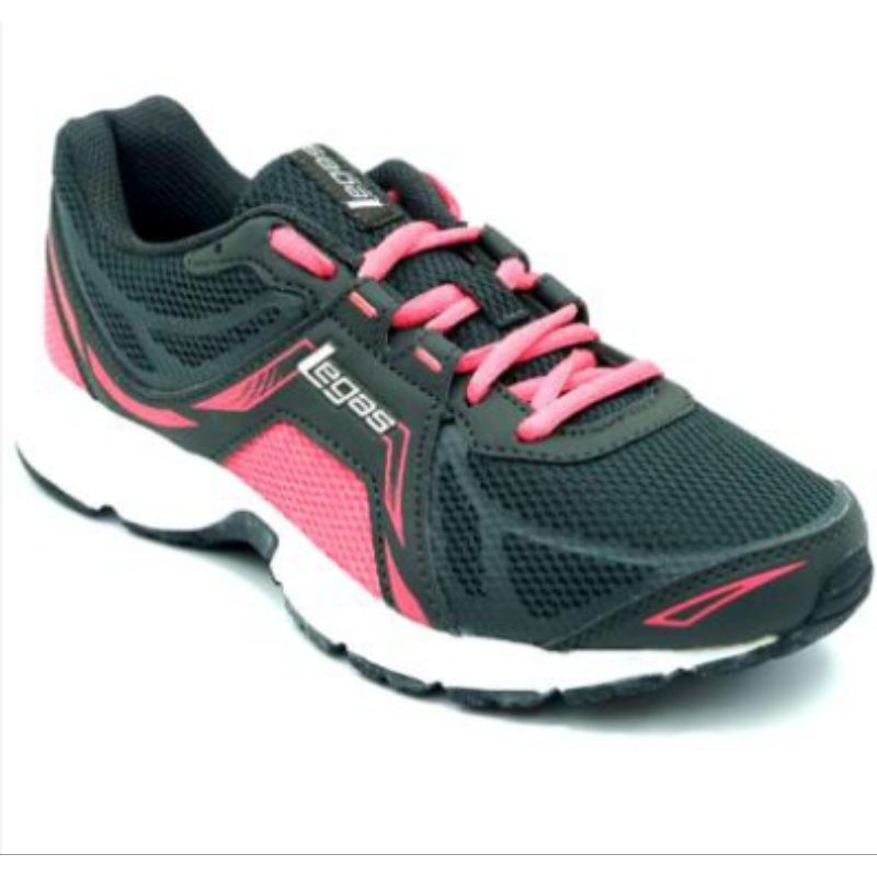 Sepatu League Legas Cewe Hitam Specter La W Running Shoes Wanita Original