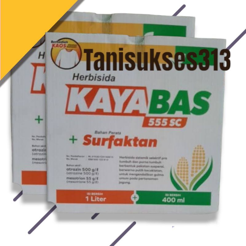 Herbisida kayabas 1liter +kaos