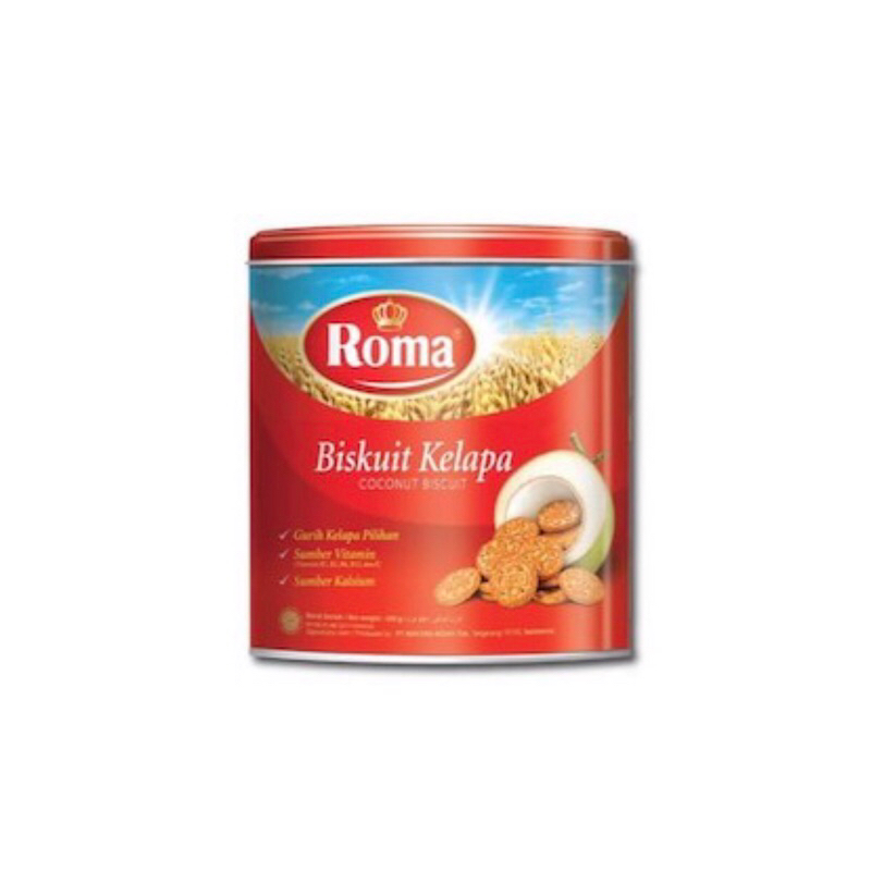 Biskuit Roma Kelapa Kaleng 345Gr