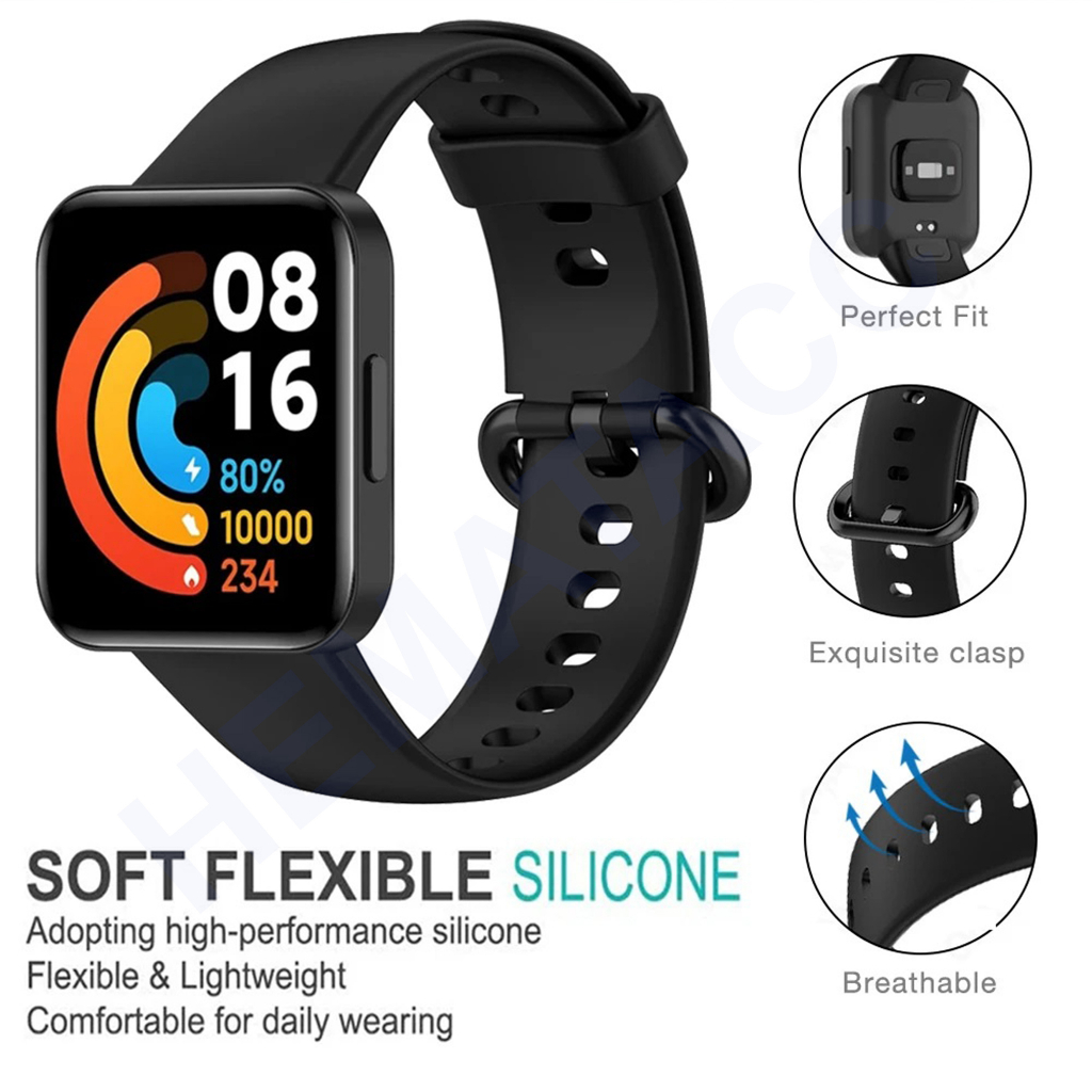 Strap Redmi Watch 2 Lite / Mi Watch Lite Premium Tali Mi Watch Lite 2 Hematacc