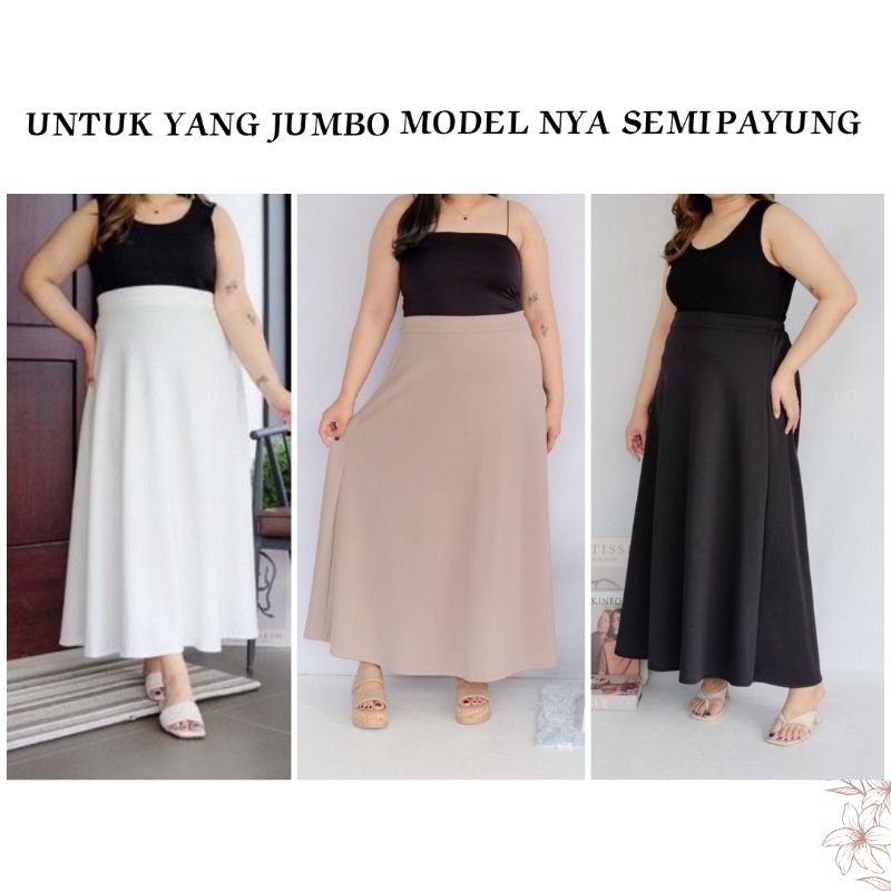 Rok Jodda Scuba Premium // Rok Payung murah // Rok Scuba premium