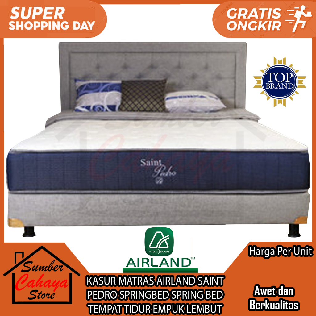 [Kargo] KASUR MATRAS AIRLAND SAINT PEDRO SPRINGBED SPRING BED TEMPAT ALAS TIDUR EMPUK LEMBUT MATERAS