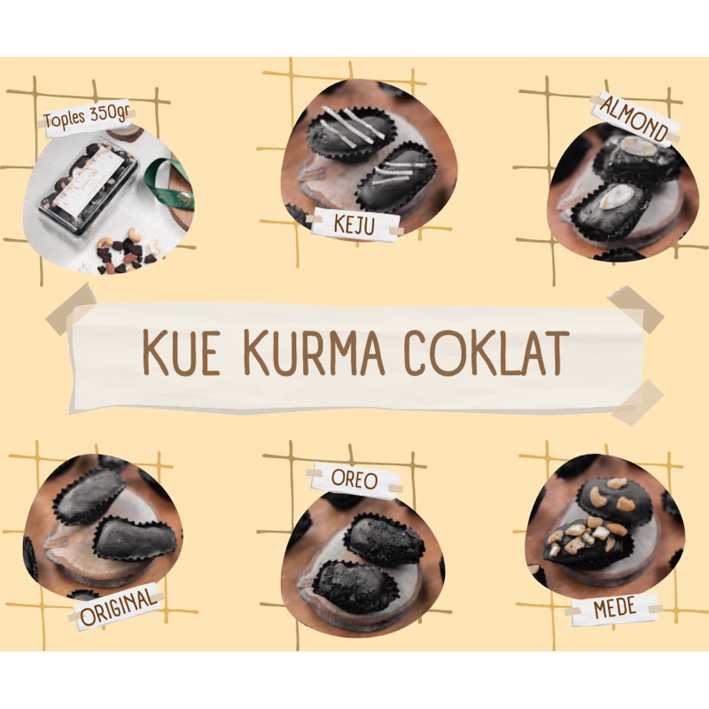 

KUE KURMA COKLAT