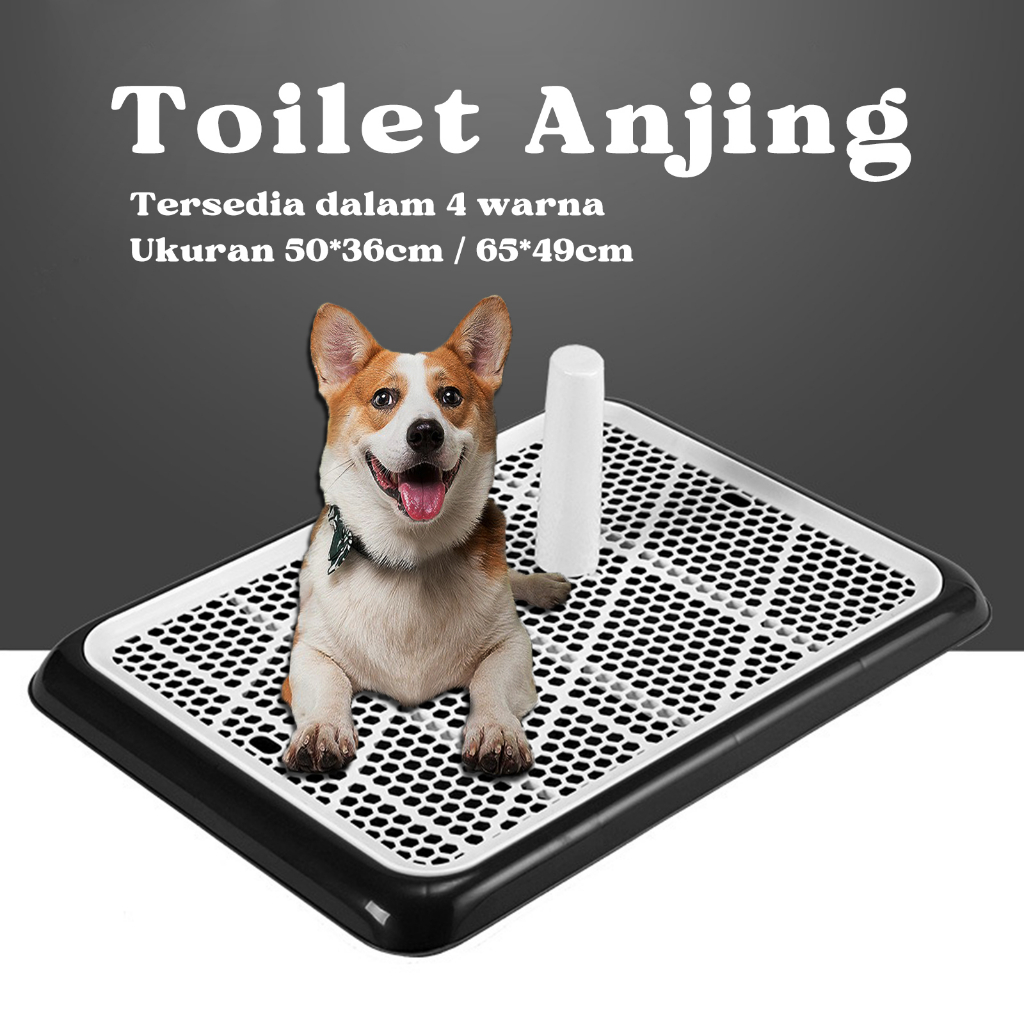 Pet Toilet Anjing Dog Training Potty Pad Pee Poop Training Pad Tray