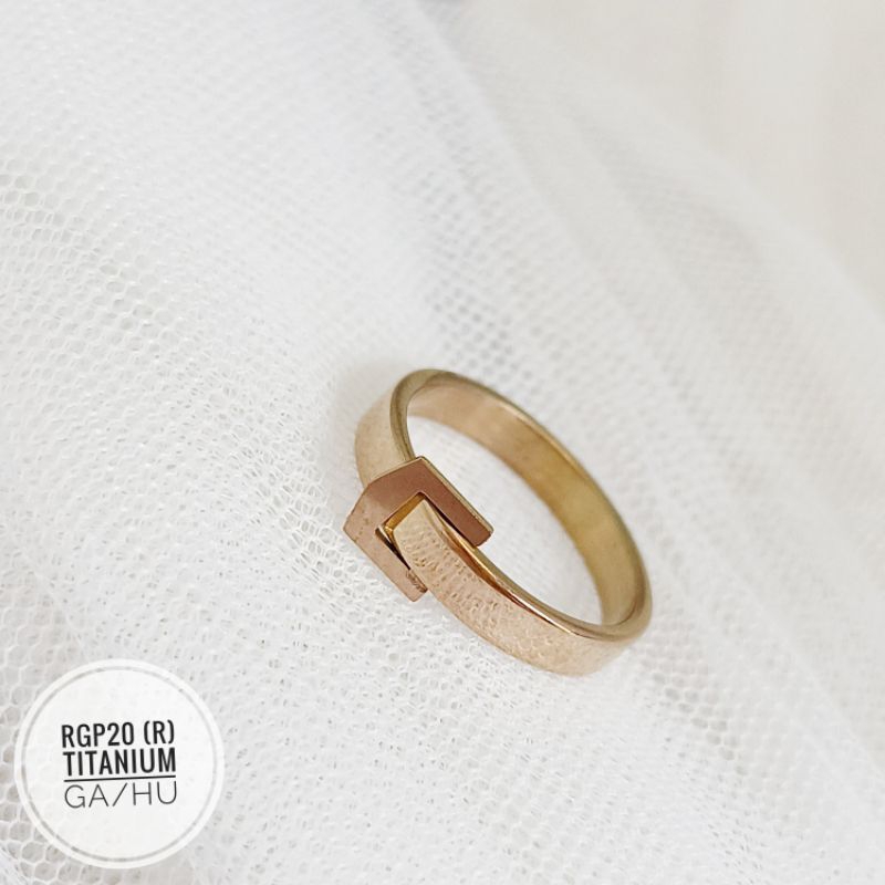 Cincin Titanium Model Belt Ikat Pinggang RGP18/20/21