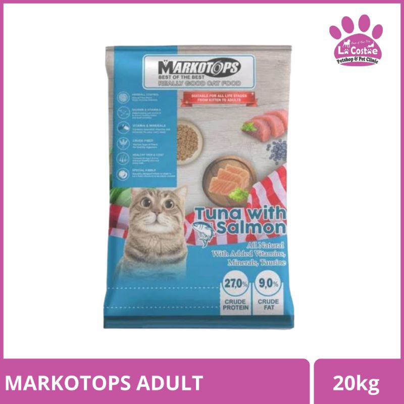 MARKOTOPS Dry Adult Tuna & Salmon 20kg