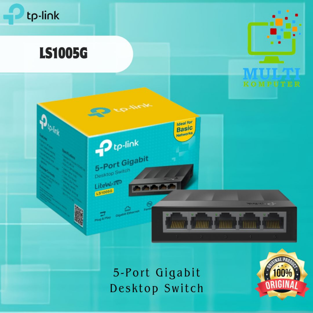 Tp-link TL-LS1005G 5-port Gigabit Desktop Network Switch TPLink LS1005G