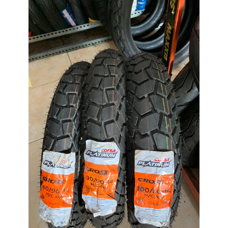 ban corsa cross s ring 14 tubeless ( 80/90 90/90 90/80 100/80 ) 1ban