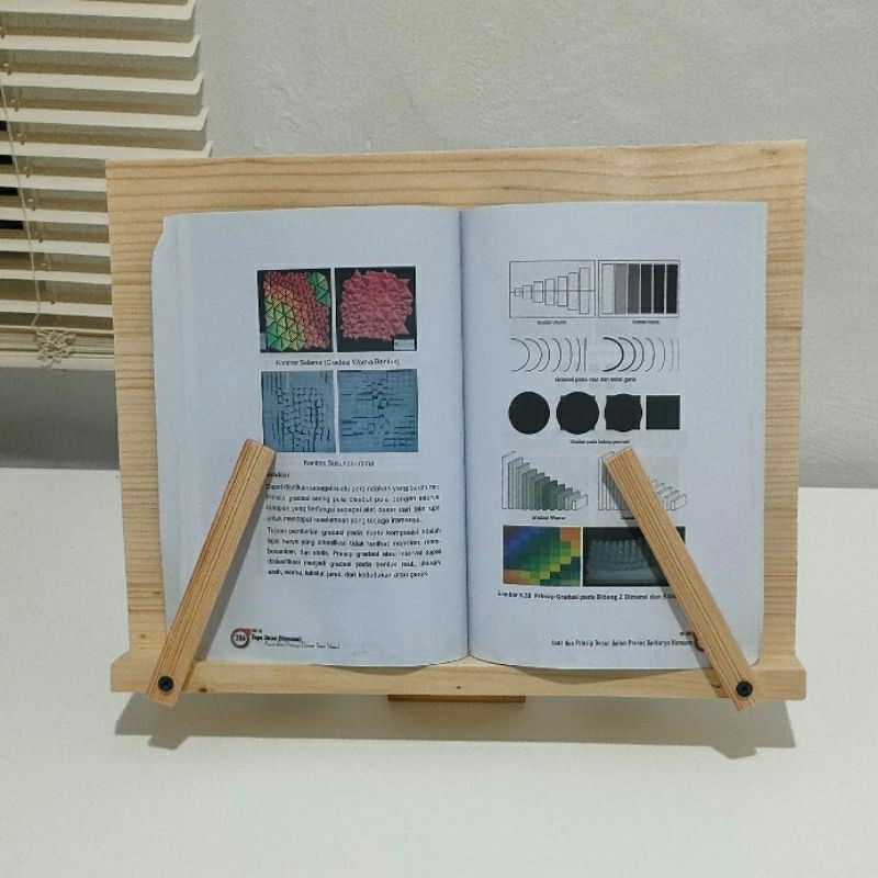 Easel Meja Baca Spesial kayu pinewood stand penyangga buku &amp; lukisan