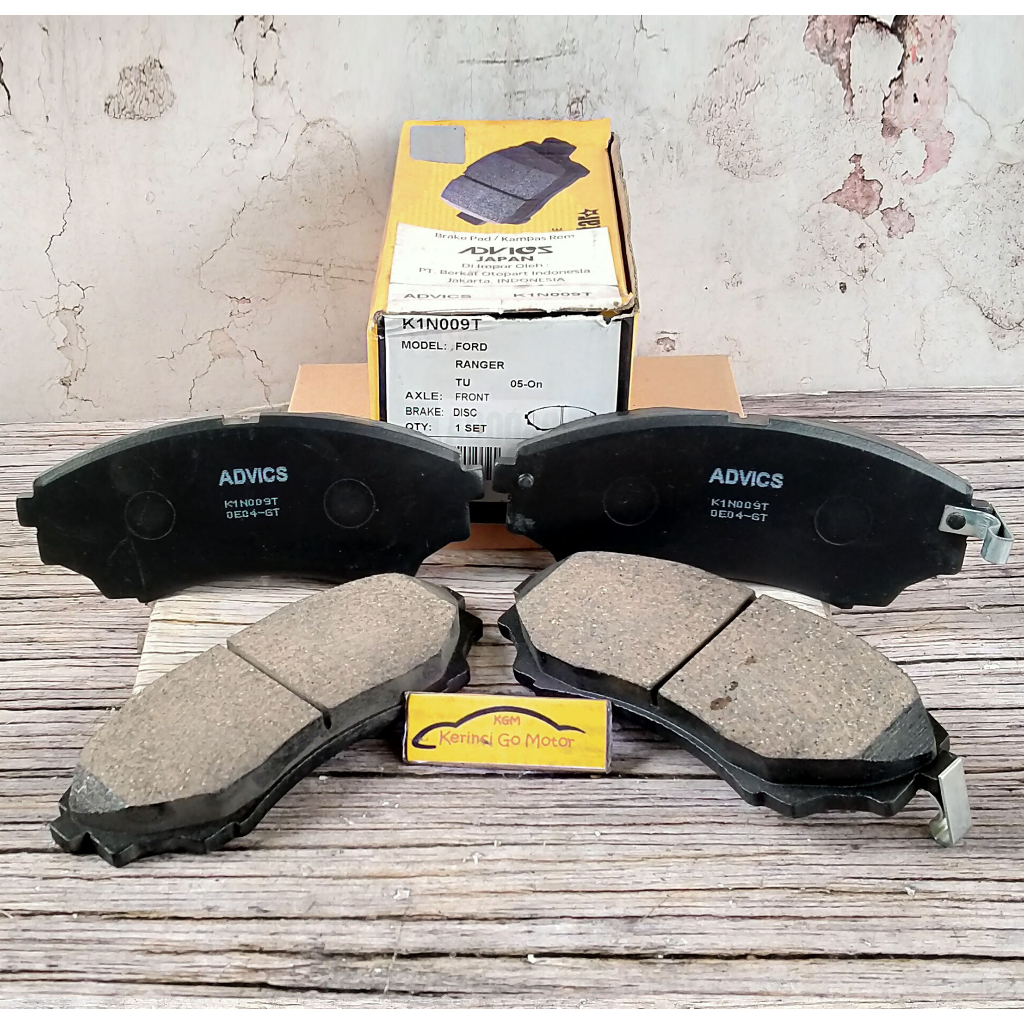 BRAKE PAD KAMPAS REM DEPAN RANGER 2.5/3.0 05-11 AISIN ADVICS K1N009T