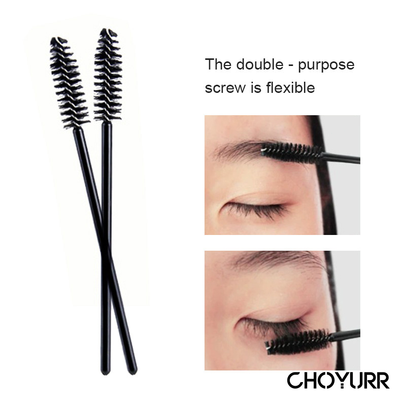 【COD】50Pcs Disposable Lip Brush/Mascara Wand Applicator / Mascara Wand Brush Sisir Mascara / Eyeliner Brush / Kuas Bibir/ Spoolie Brush Disposable -CH