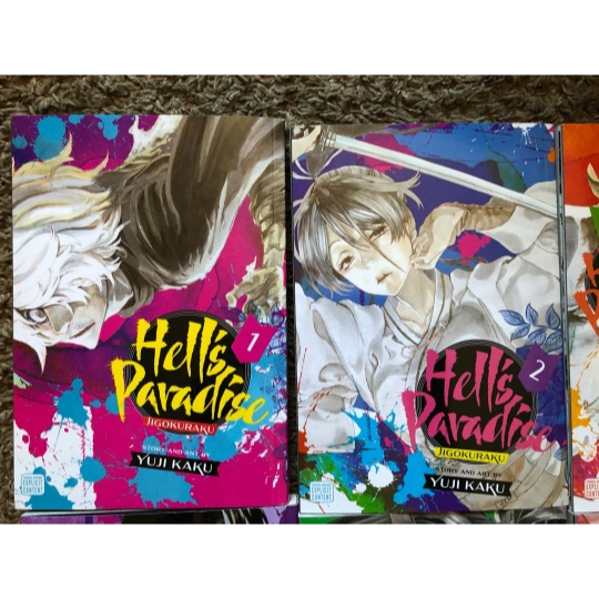 [INDONESIA] BUKU KOMIK JIGOKURAKU VOL 1 - VOL 10 UPDATE PLUS STIKER ANIME - MANGA HELL'S PARADISE - KAKU YUUJI [ORIGINAL]