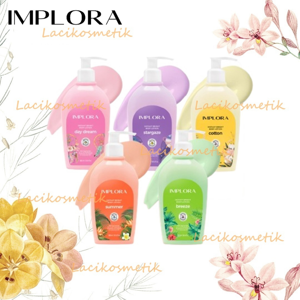 ✨LACIKOSME✨ IMPLORA INSTANT BRIGHT BODY LOTION - LOTION BPOM ORIGINAL BY IMPLORA