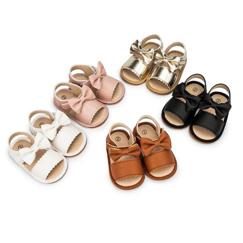 Sandal bayi Perempuan Pita LUCIA 0-12 bulan Murah / Sandal anak Bayi Cewek Terbaru