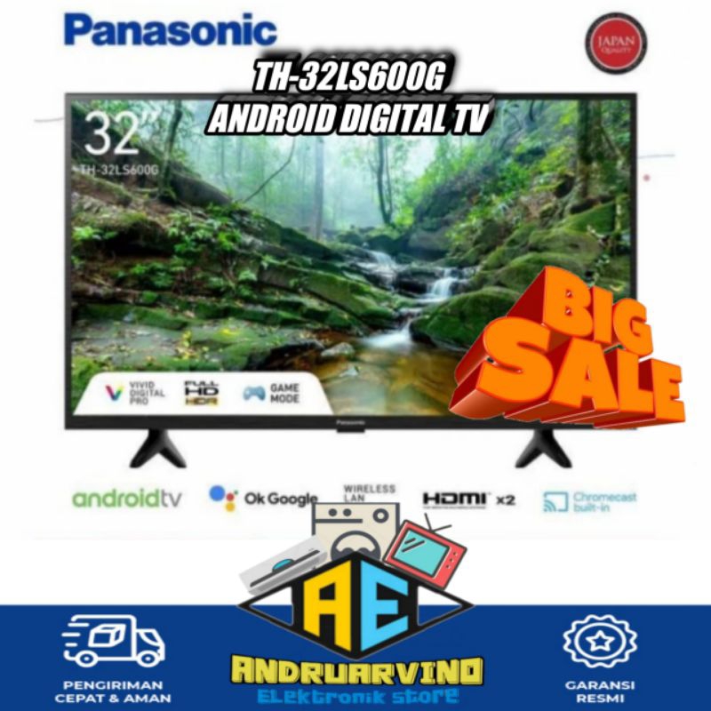 PANASONIC ANDROID LED TV 32 INCH - TH-32LS600G ANDROID DIGITAL TV TH32LS600G