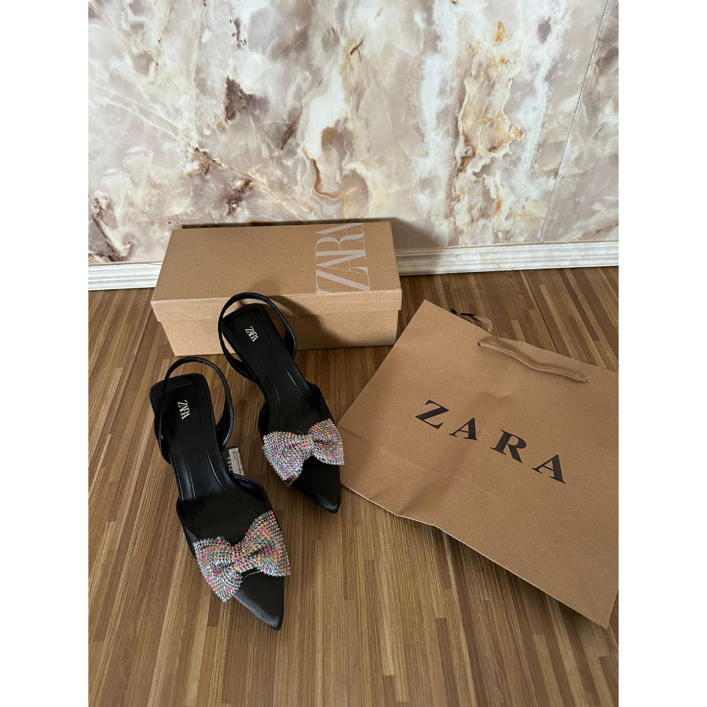 Zr ribbon Heels wanita 555