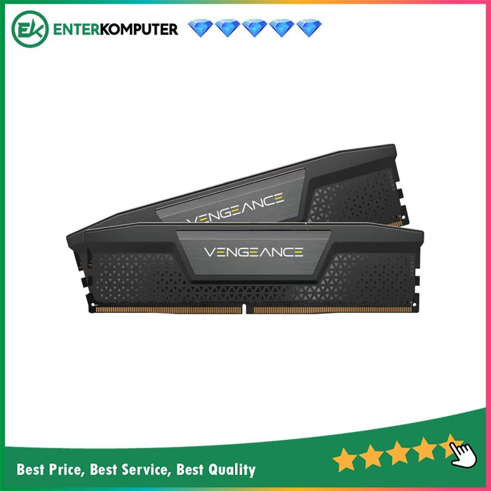 Corsair DDR5 Vengeance PC51200 64GB (2x32GB) CMK64GX5M2B6400C32 Black