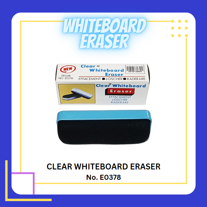 

Penghapus Papan Tulis Clear Whiteboard Eraser - 1 Pcs