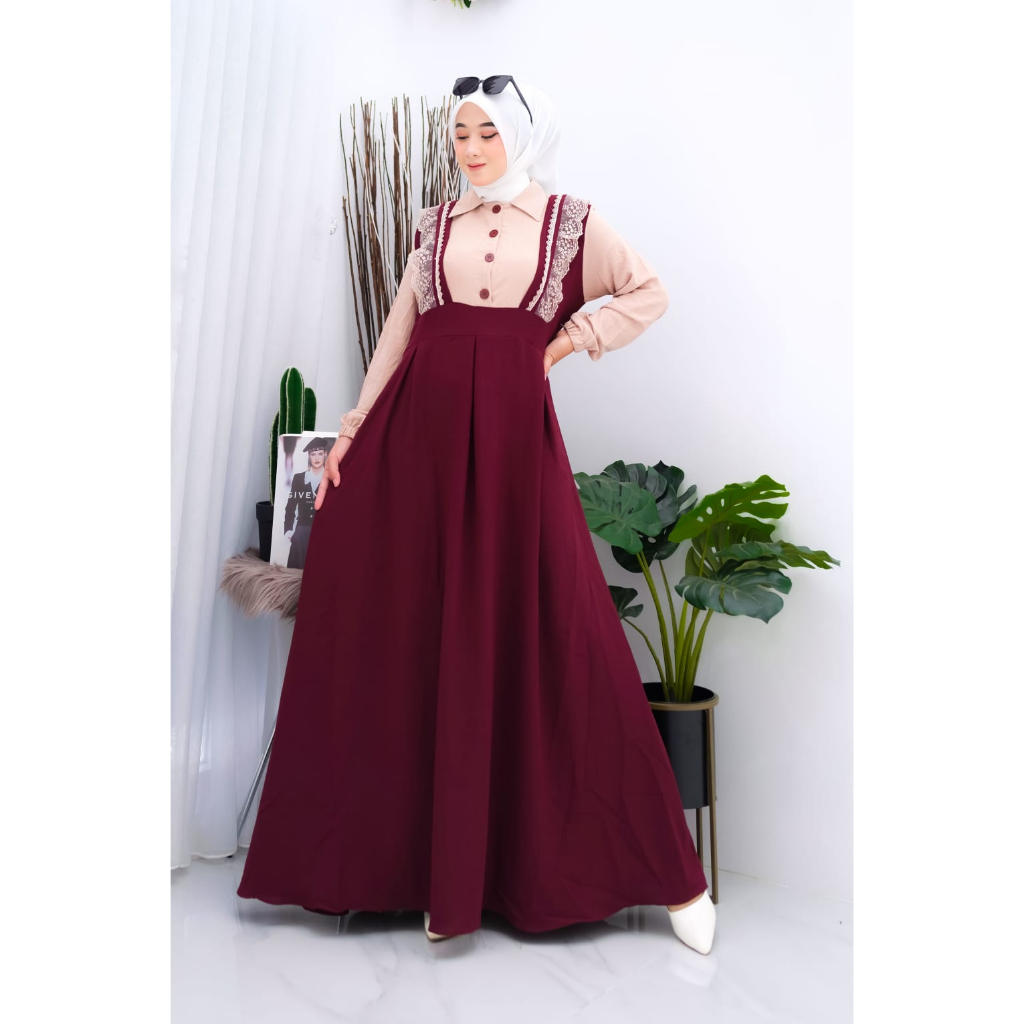 JIRAN DRESS CRINGKLE, GAMIS ORI, GAMIS MUSLIM