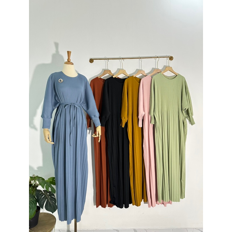dres plisket batwing