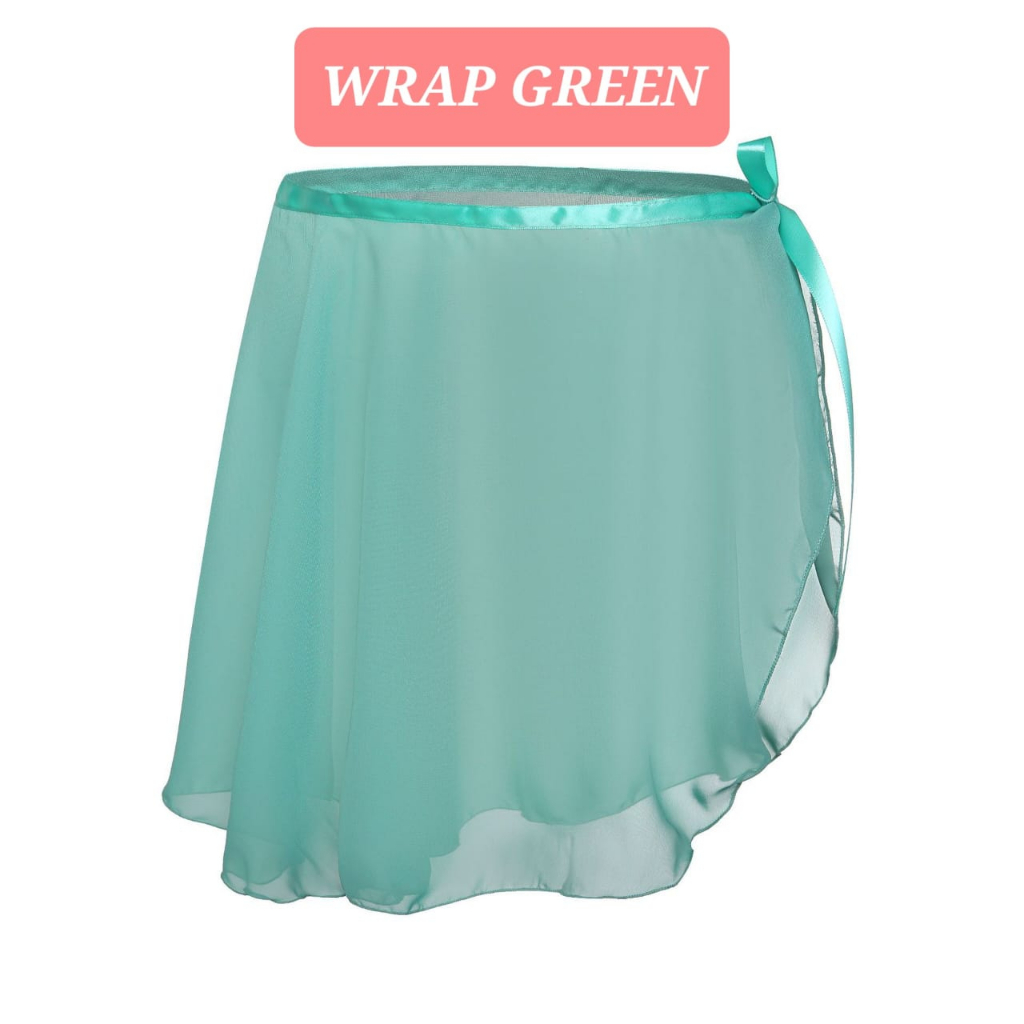 ROK BALET TUTU WRAP SKIRT SERAGAM BALET ANAK PENUTUP LEOTARD BALLERINA BAJU SENAM GYMNASTIC ICE SKATE ANAK IMPOR