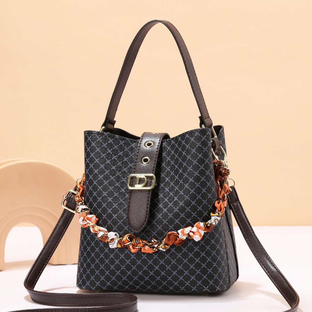 BJ32171 - BEIGE/BLACK/COFFEE/KHAKI - TAS WANITA FASHION KOREA CHINA IMPORT MODIS ELEGAN TERMURAH TERLARIS TERBARU BAGSTORE JAKARTA TAS BATAM LT2171