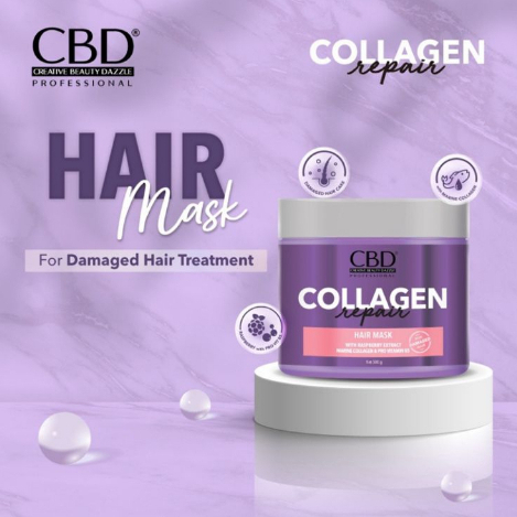 CBD COLLAGEN REPAIR HAIR MASK 500gr