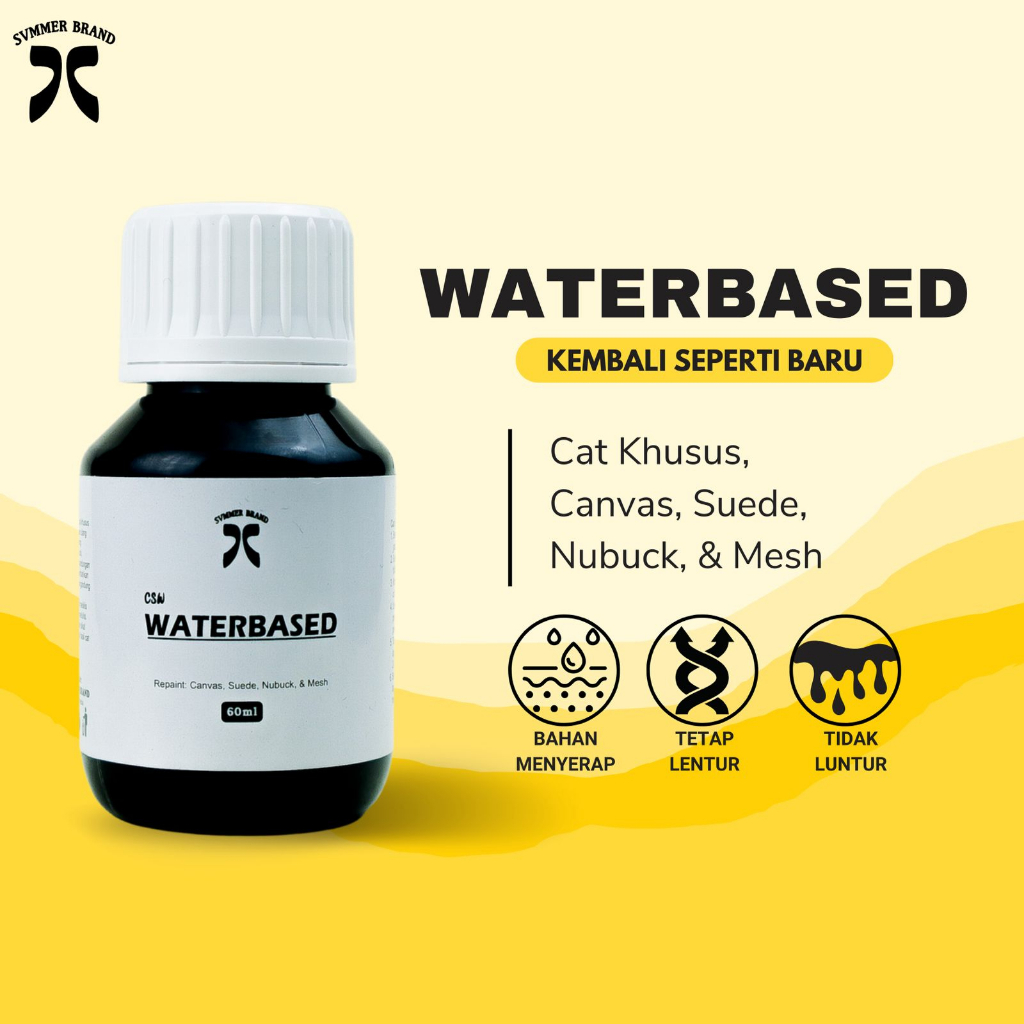 

Repaint Cat Sepatu Waterbased Tas Topi Canvas Mesh Nubuck Recolor Suede Vans Converse Compass Kanvas