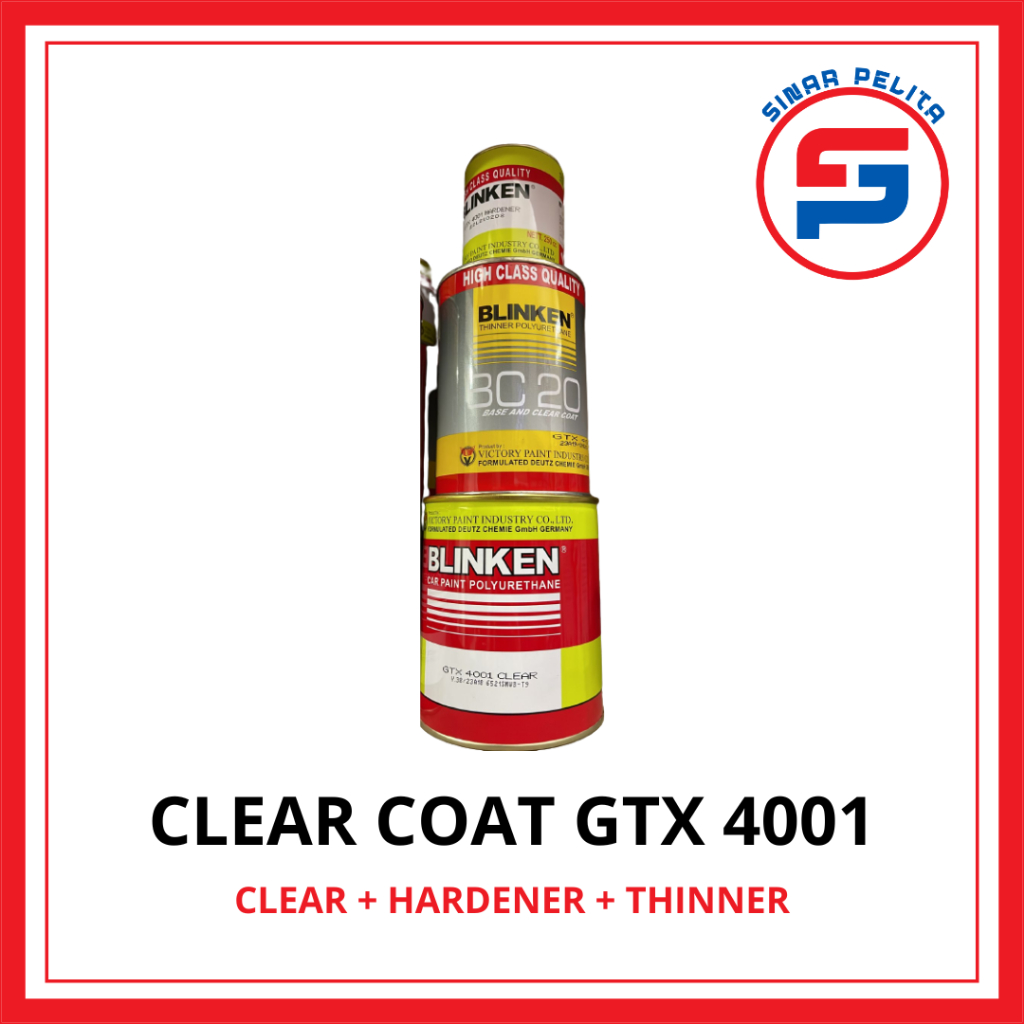 CLEAR PERNIS BLINKEN GTX4001 / CLEAR COAT BLINKEN / PERNIS BLINKEN / ANTI GORES BLINKEN