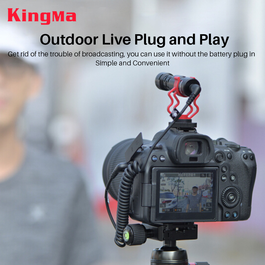 KINGMA Microphone KM-VM01 - Omnidirectional Microphone