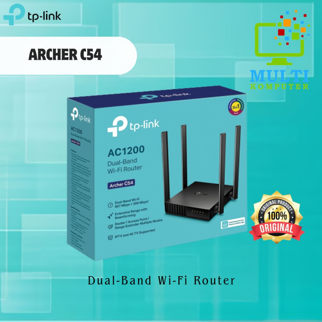 TP-LINK Archer C54 AC1200 Dual-Band Wi-Fi Router