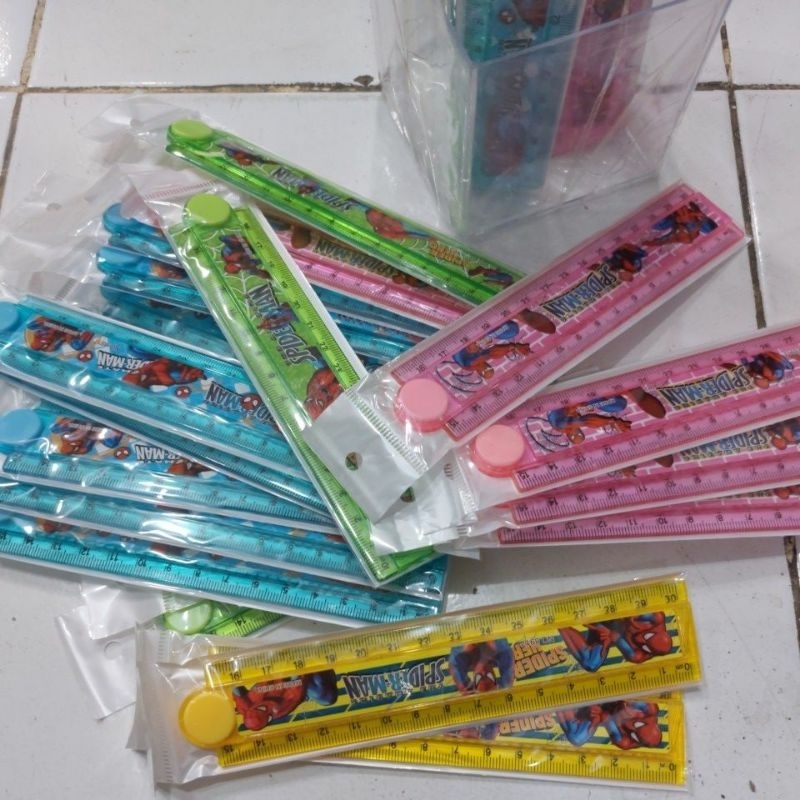 Penggaris 30cm lipat karakter