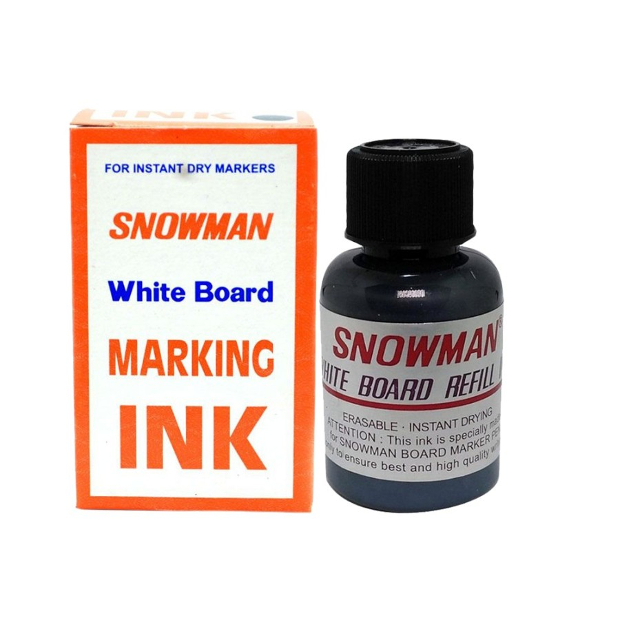 Refill Spidol Snowman Tinta Whiteboard Hitam Biru Merah Isi Tinta Papan Tulis White Board Perlengkapan Sekolah Mengajar Kelas Peralatan Kebutuhan Kantor Sekolah Office School Stuff Tools Items Preparation Murah Termurah Grosir Prakarya Malang