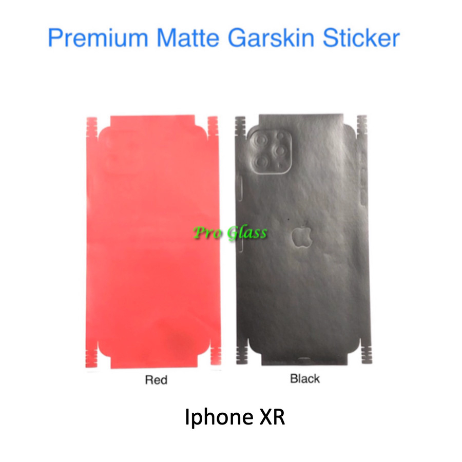 Iphone XR / XS MAX MATTE Skin / sticker / garskin case Cover Full