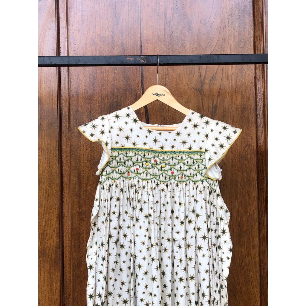 Hand Smock Dress Anak Motif Belquinza