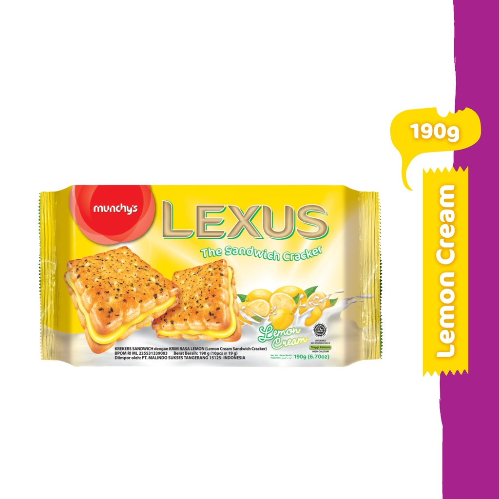 

[190 Gram] Munchy's Lexus Lemon Family Pack 190 gr