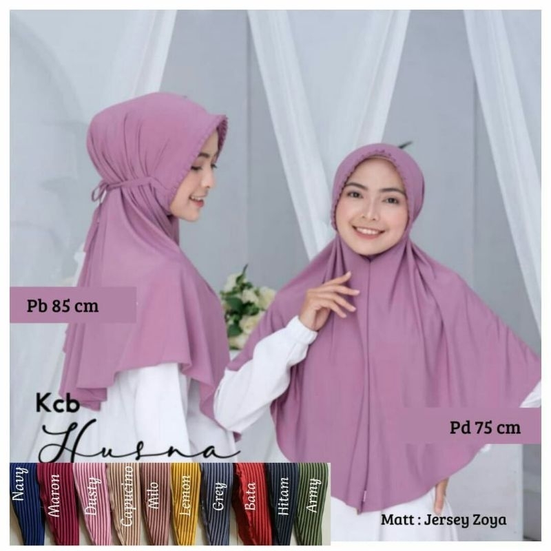 An-Nikmah Hijab Kcb Husna Jersey Zoya Premium Pet Antem