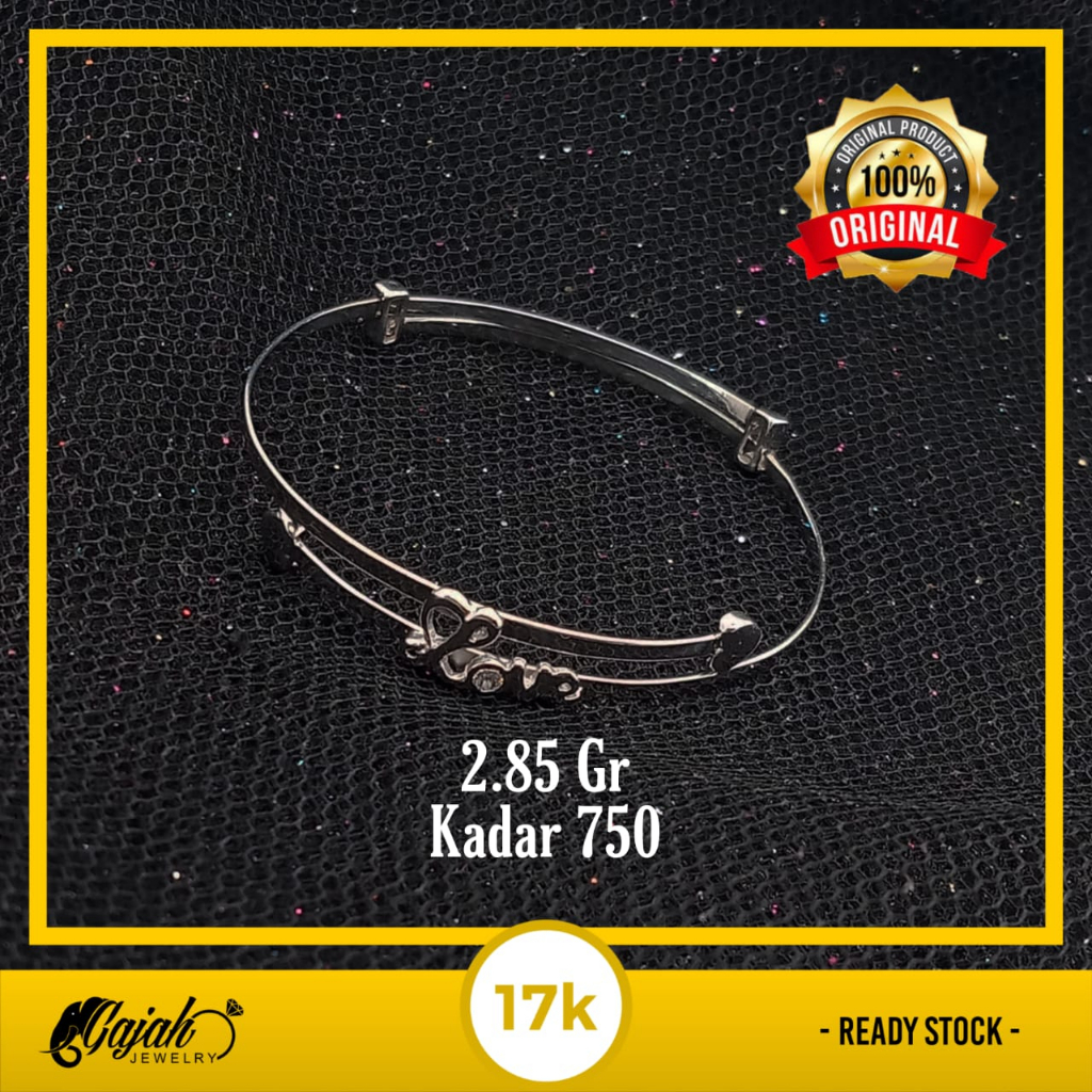 Gelang Anak Emas 17K - 2.85 Gr Kadar 750 - 4625