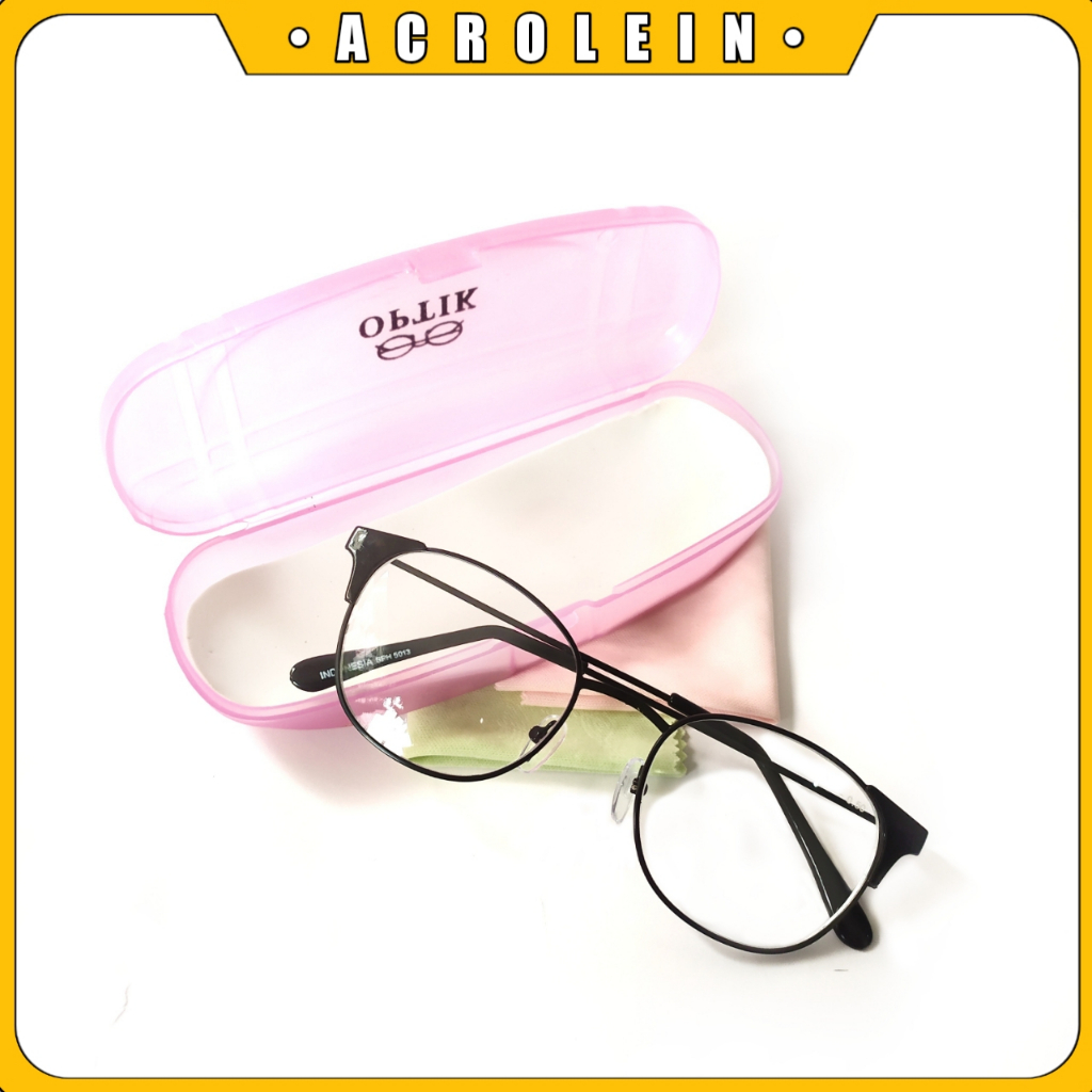 KACAMATA LENSA MINUS PRIA DAN WANITA MILENIAL FREE BOX DAN LAP KOREAN STYLE