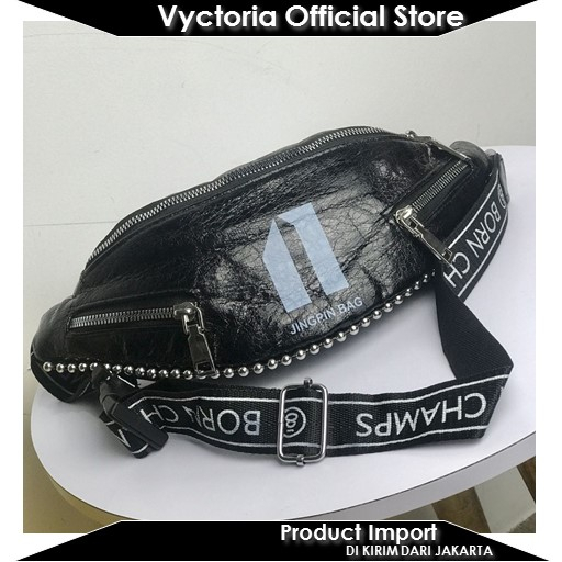 (COD) Vyctoria VOS119 Tas Waistbag Wanita Lucu Kekinian Promo JTF119 LT1781 BQ2840 119 1781 2840