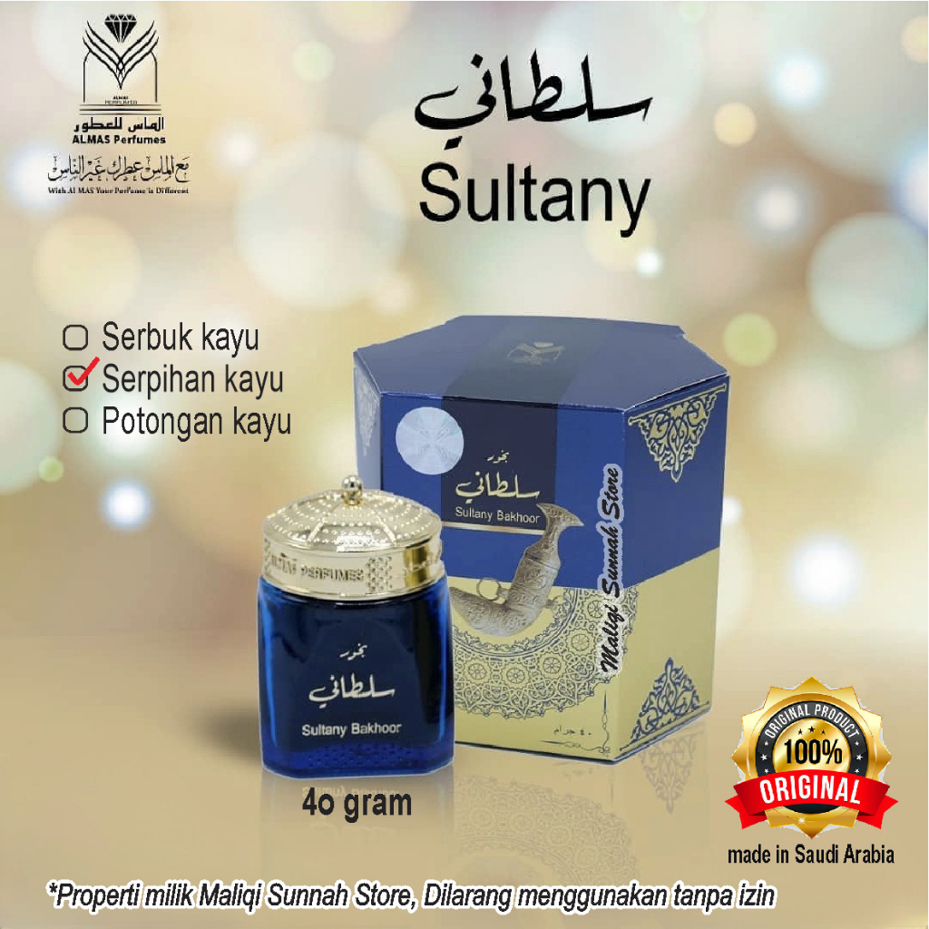 Buhur / Bukhur Sultany Original Saudi