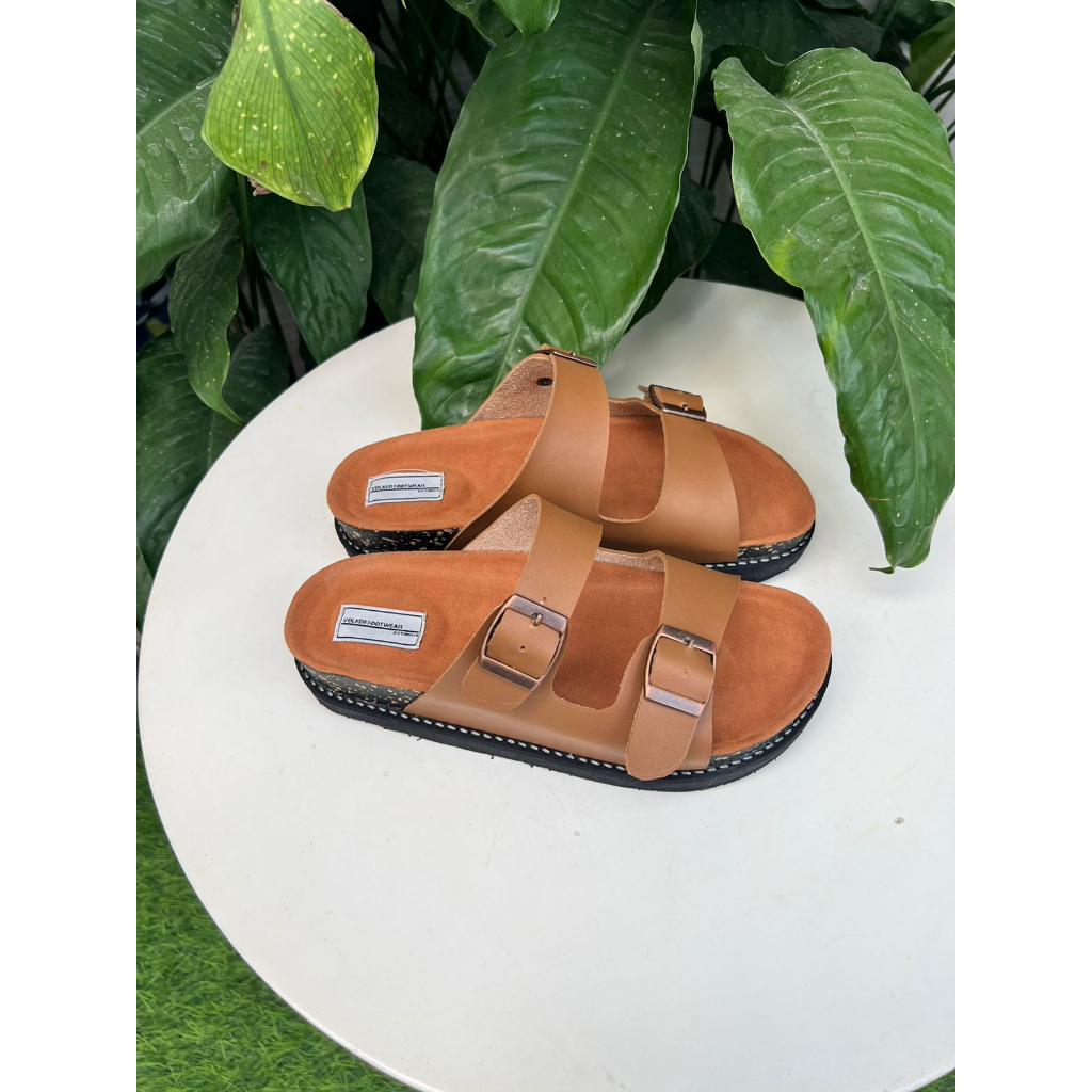 Sandal kasual pria/wanita asska TAN