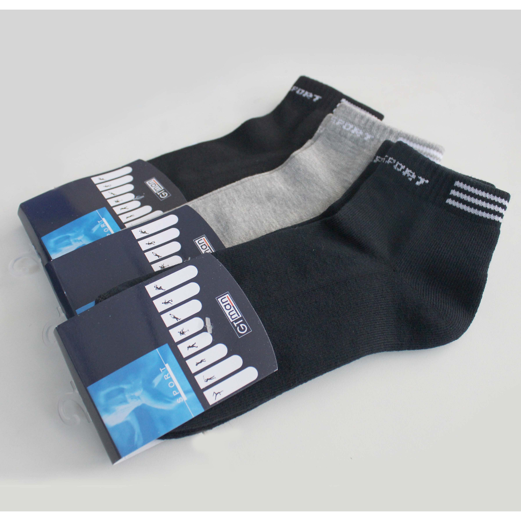 Moteza Kaos Kaki Pria / Short Socks - GT Man GTS Sport - Tebal Isi 1 &amp; Isi 3